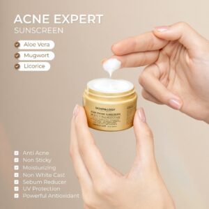 Acne expert sunscreen
